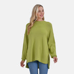 La Marey Balloon Sleeve Jumper (Size S) - Green