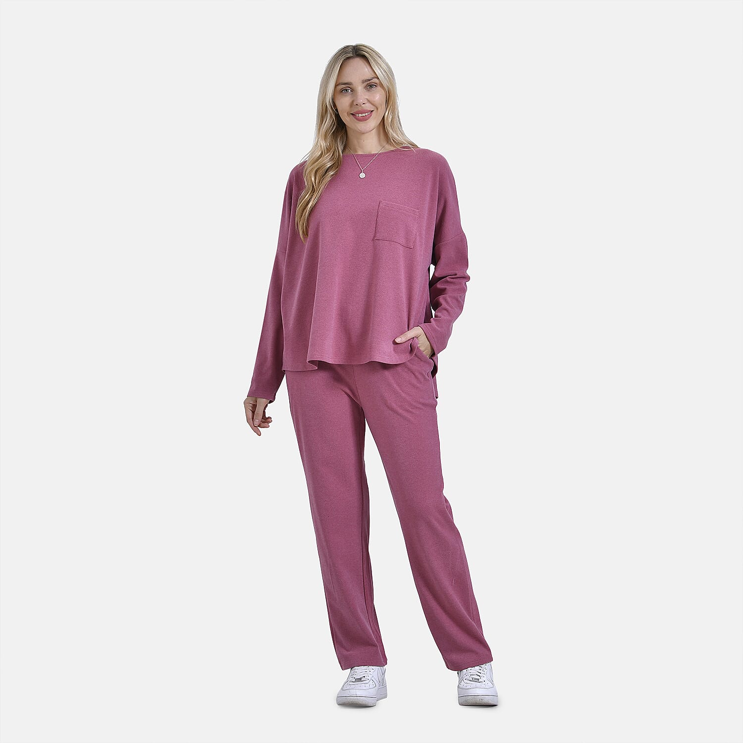 La Marey Casual Trousers (Size L) - Pink