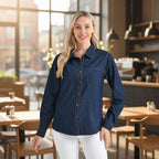 La Marey Classic Denim Shirt (Size XL) - Dark Blue
