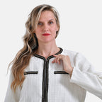 - Maisi Classic Tweed Blazer (Size XL) - Off White