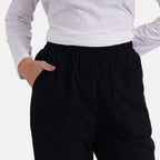 La Marey 100% Cotton Casual Trousers (Size 12 to 14) - Black