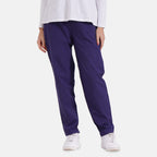 La Marey 100% Cotton Casual Trousers (Size 12 to 14) - Blue