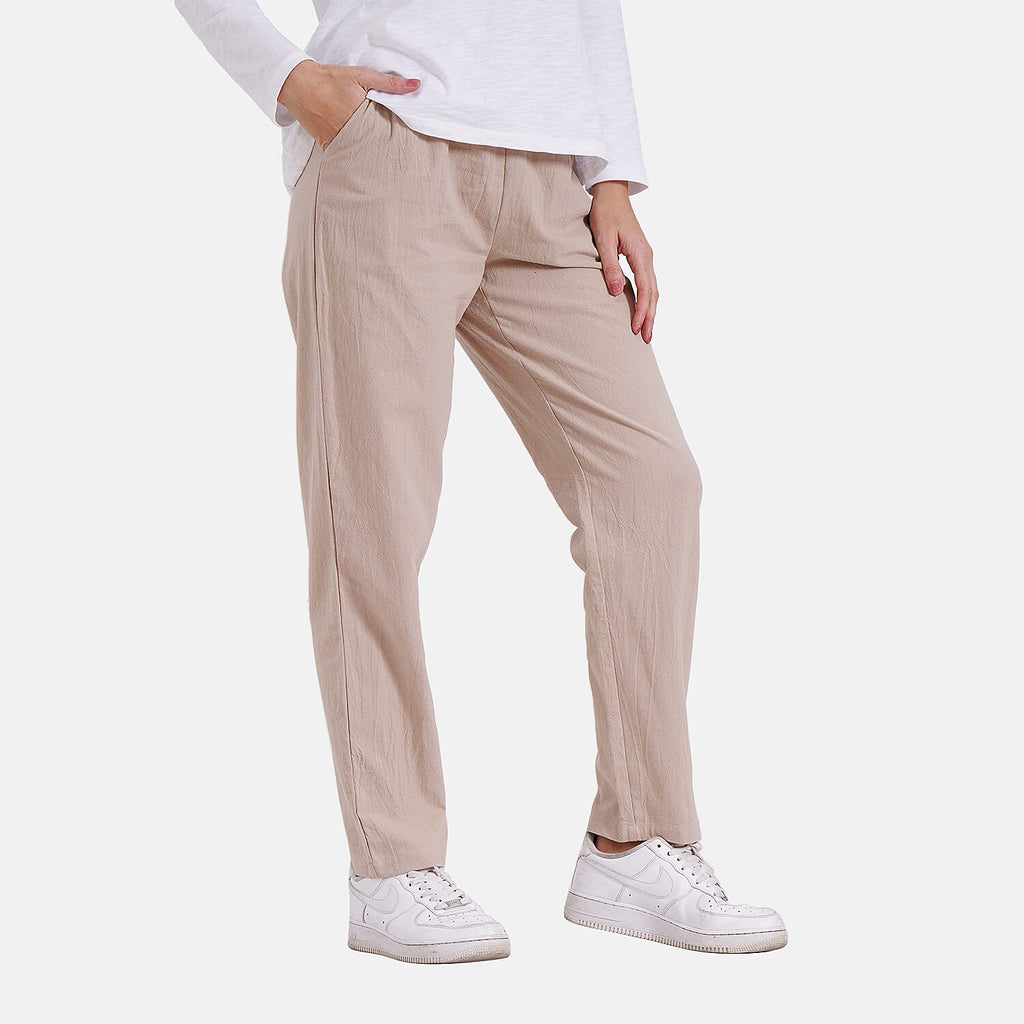 La Marey 100% Cotton Casual Trousers (Size 16 to 18) - Beige