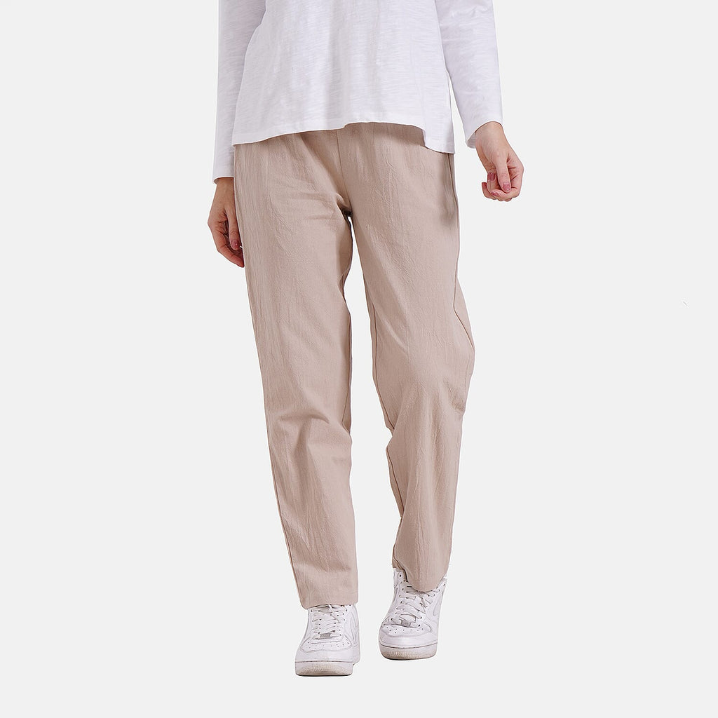 La Marey 100% Cotton Casual Trousers (Size 16 to 18) - Beige