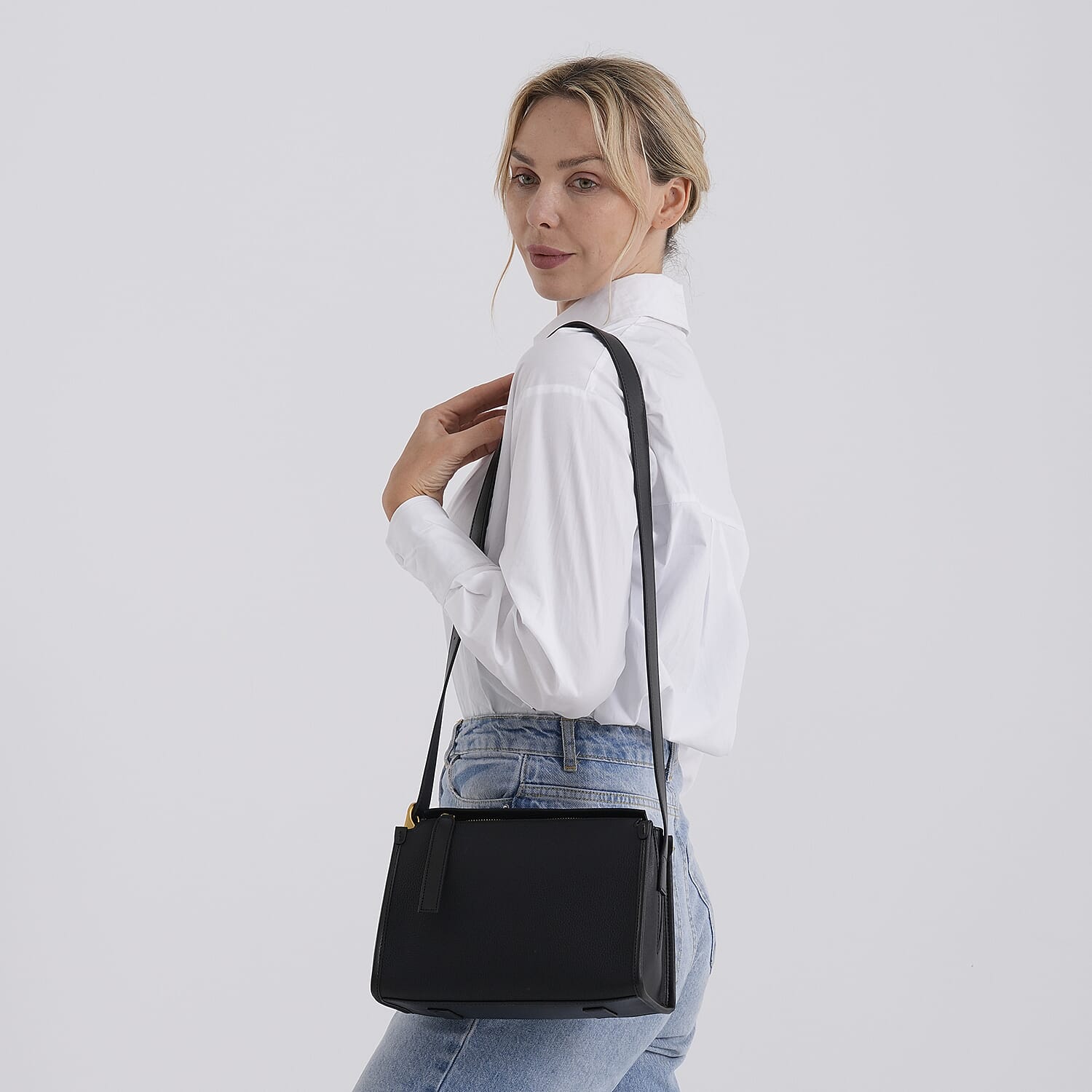 La Marey Crossbody Bag (Size - One Size) - Black