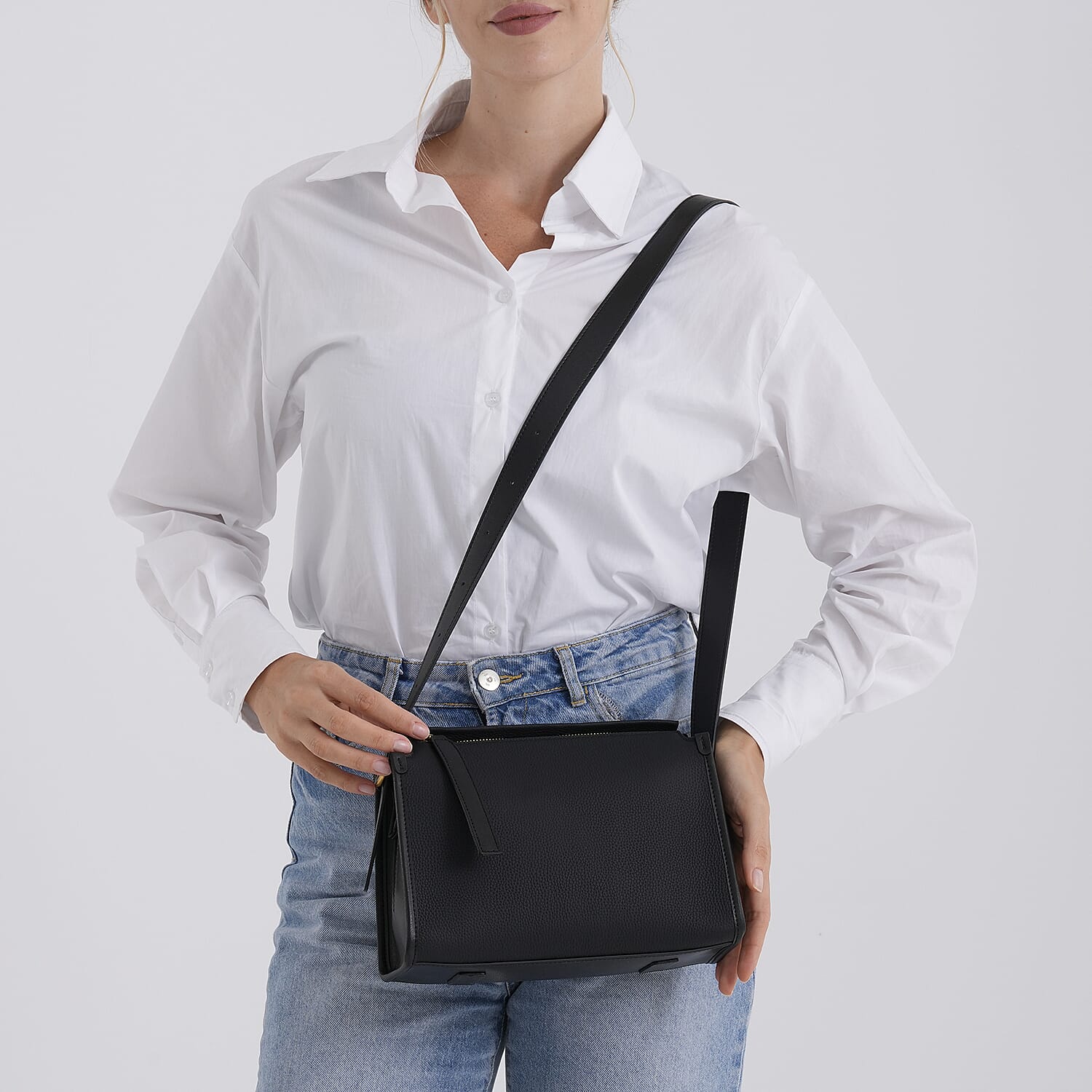 La Marey Crossbody Bag (Size - One Size) - Black