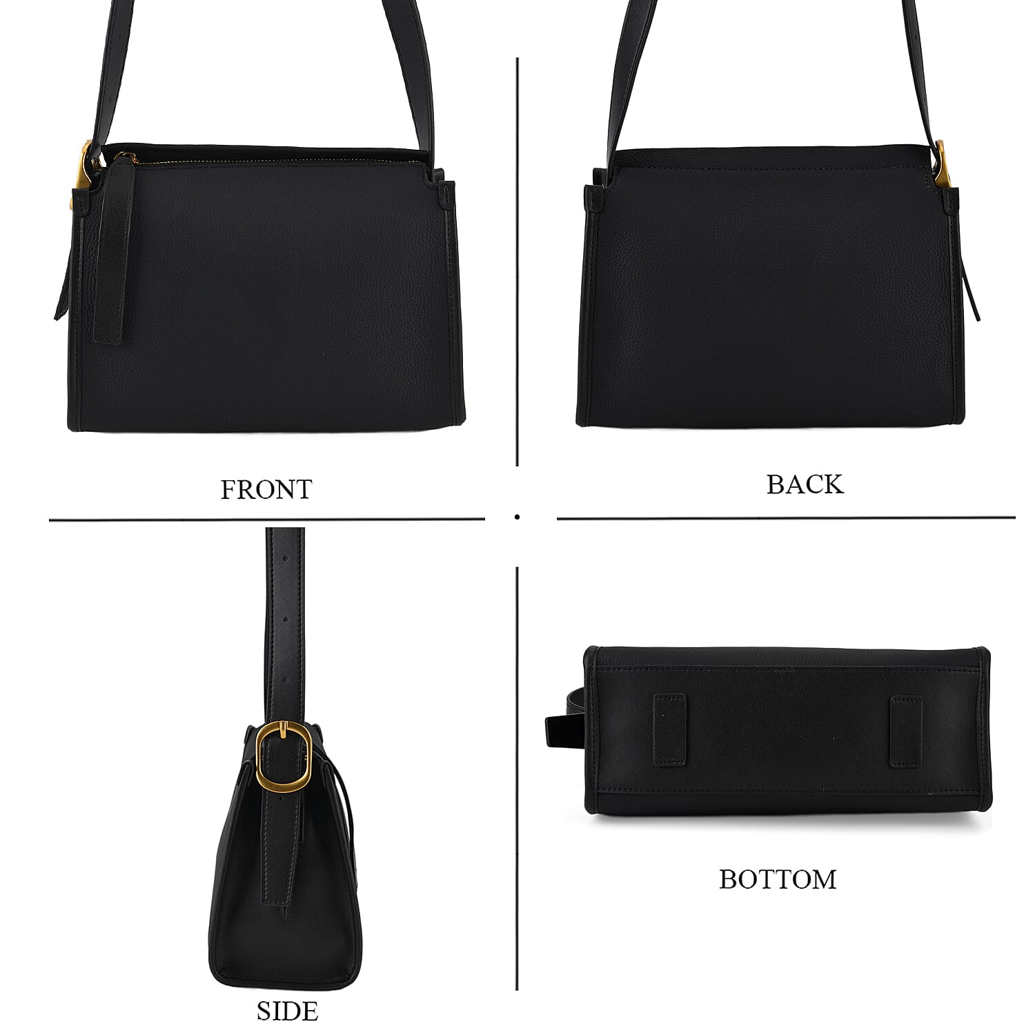 La Marey Crossbody Bag (Size - One Size) - Black