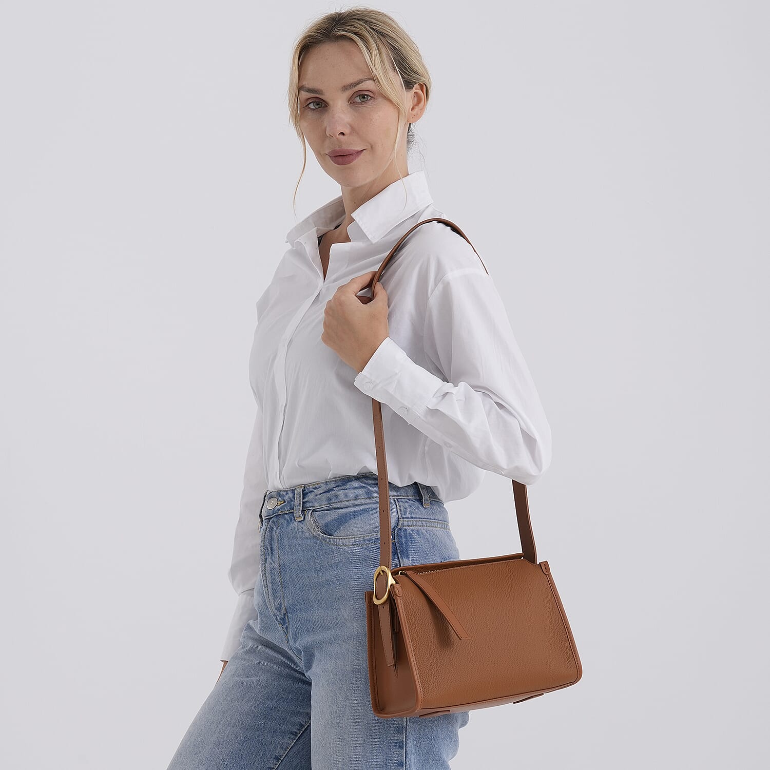 La Marey Crossbody Bag (Size - One Size) - Tan