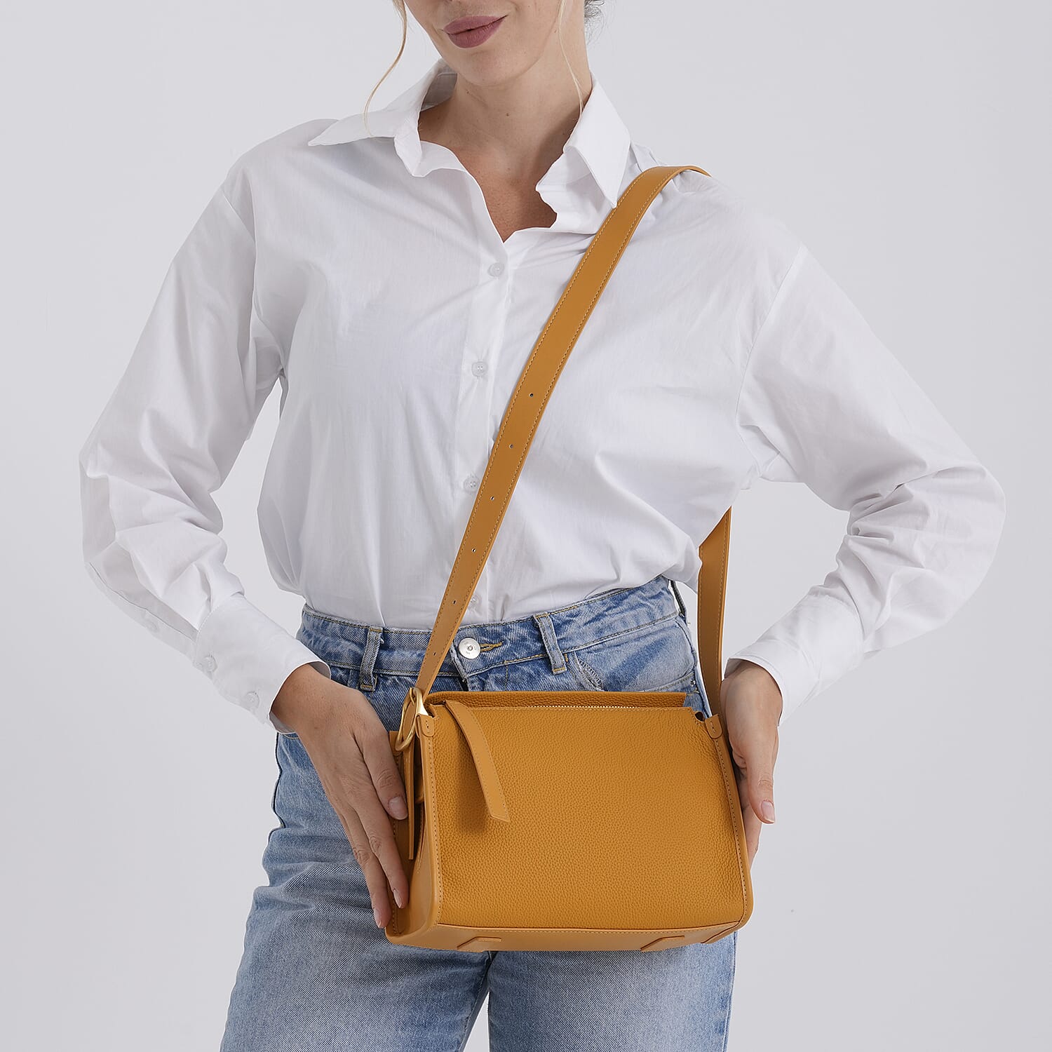 La Marey Crossbody Bag (Size - One Size) - Yellow
