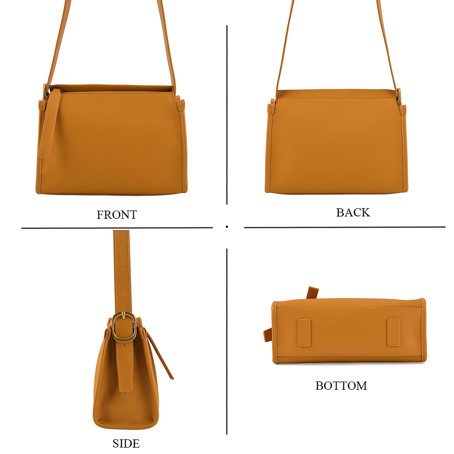 La Marey Crossbody Bag (Size - One Size) - Yellow