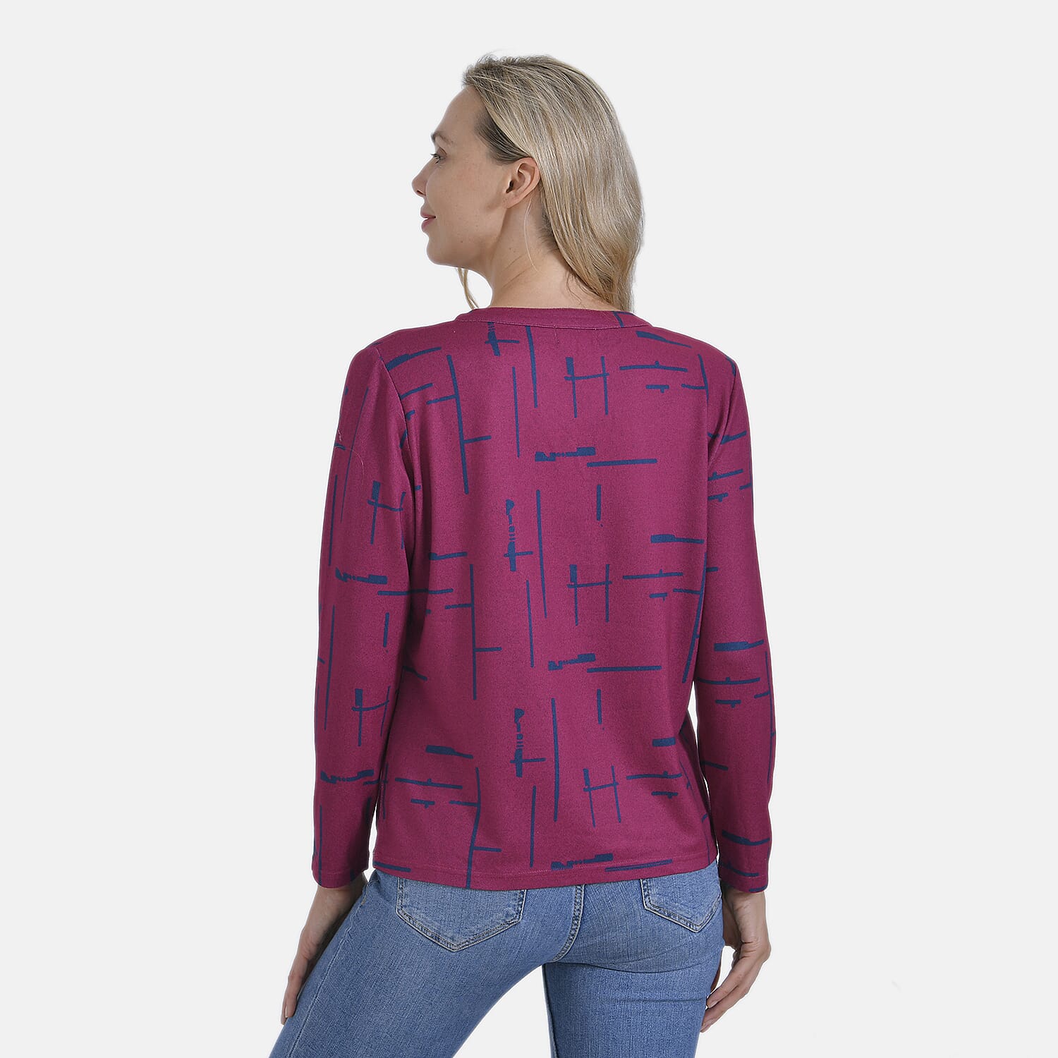 La Marey Ladies Printed Tee (Size S) - Pink