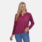 La Marey Ladies Printed Tee (Size S) - Pink
