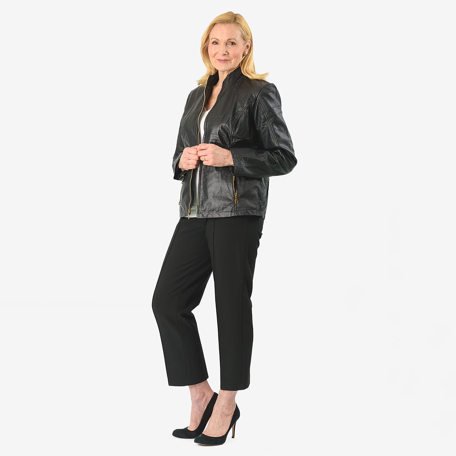 La Marey 100%  Genuine Leather Jacket (Size XXL) - Black