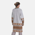 La Marey Bohemian style Solid Cardigan (8-20) - Brown