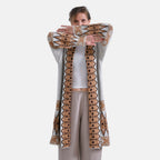 La Marey Bohemian style Solid Cardigan (8-20) - Brown