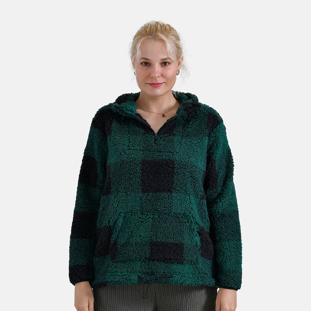 La Marey Half Zip Sweatshirt (Size 16 to 18) - Green