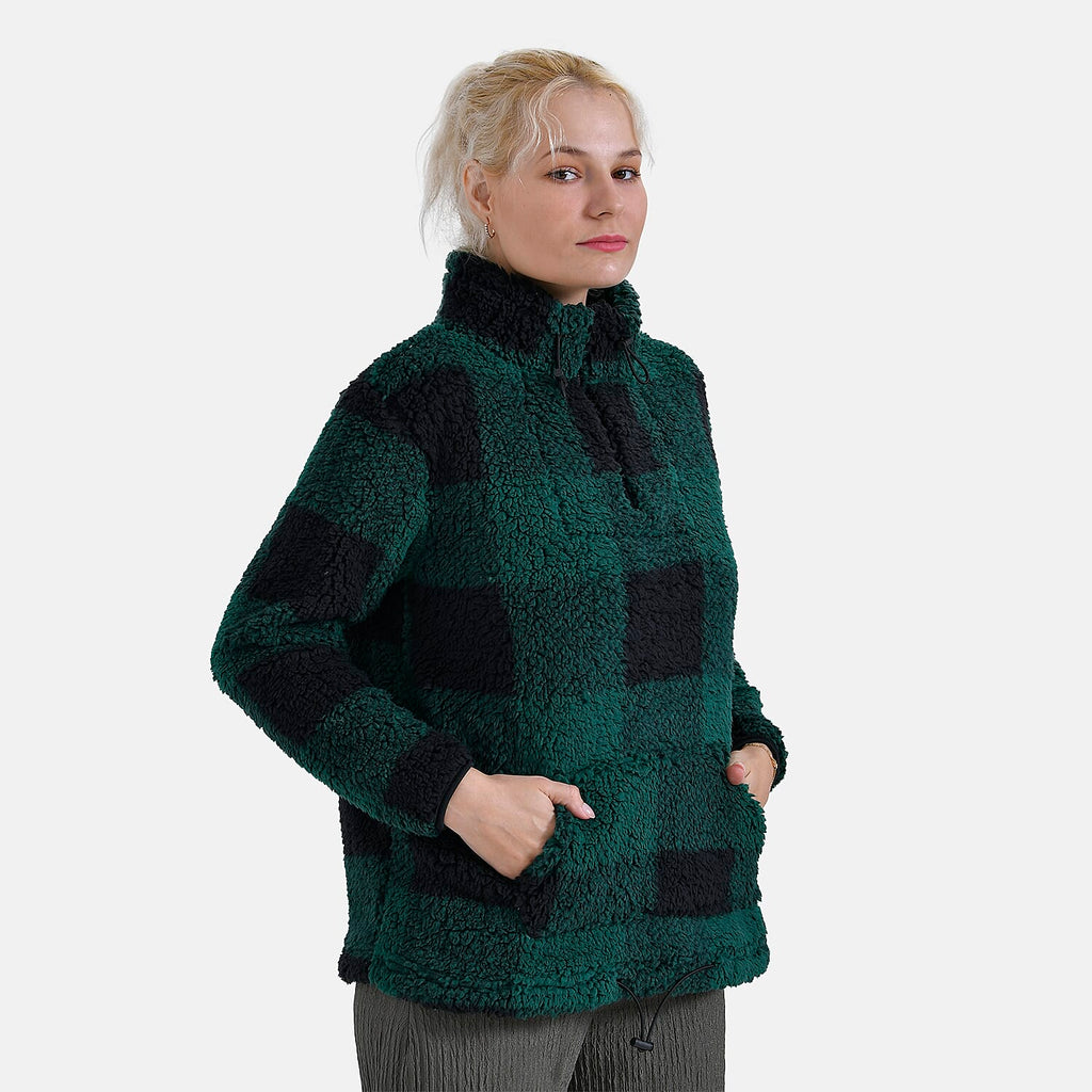 La Marey Half Zip Sweatshirt (Size 24 to 26) - Green