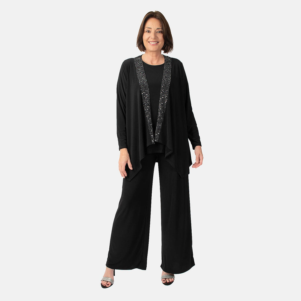 La Marey Waterfall Soft Jacket (Size L) - Black