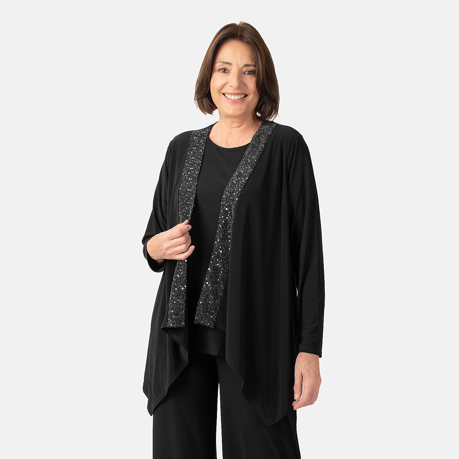 La Marey Waterfall Soft Jacket (Size L) - Black