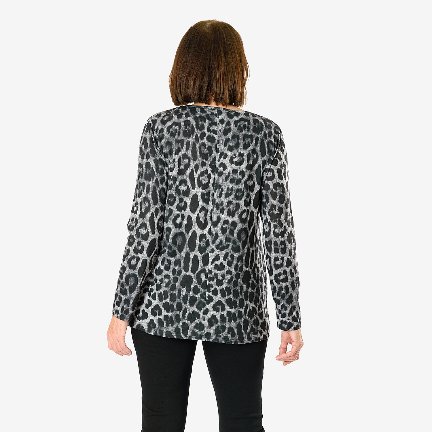 La Marey Knitted Top - Leopard