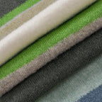 La Marey Knitted Striped Scarf - Blue & Multicolor