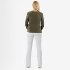 La Marey Long Sleeve Side Fall Top (Size 18) - Green