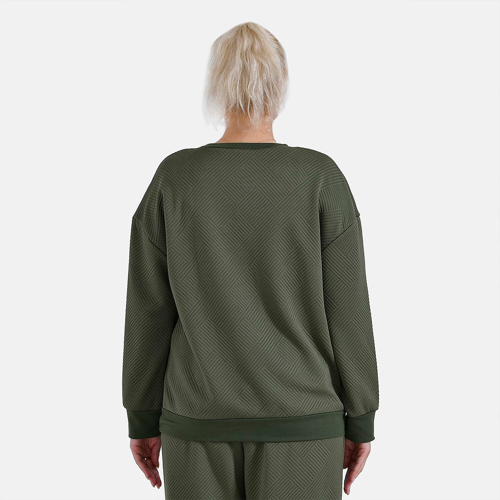 La Marey Loungewear Top (Size L) - Green