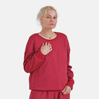 La Marey Loungewear Top (Size L) - Red