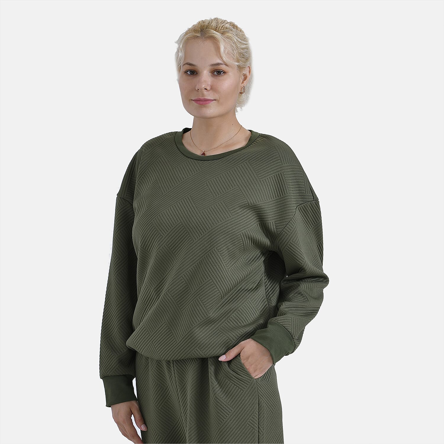 La Marey Loungewear Top (Size XL) - Green