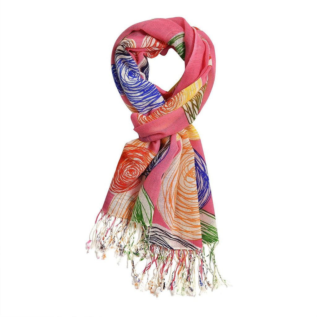 La Marey Merino Wool Baseball Scarf (Size 65x9 cm) - Plum Red