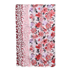 La Marey 100% Mulberry Silk Floral Printed Scarf (Size 170x55cm) - White & Red
