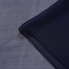 La Marey 100% Mulberry Silk Solid Scarf (Size 200x140cm) - Blue