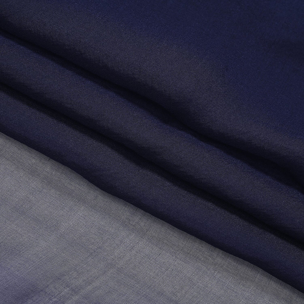 La Marey 100% Mulberry Silk Solid Scarf (Size 200x140cm) - Blue