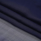 La Marey 100% Mulberry Silk Solid Scarf (Size 200x140cm) - Blue