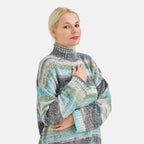 La Marey Acrylic Striped Sweater - Green