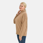 La Marey Turtle Neck Jumper  (Size 12 to 14)- Khaki
