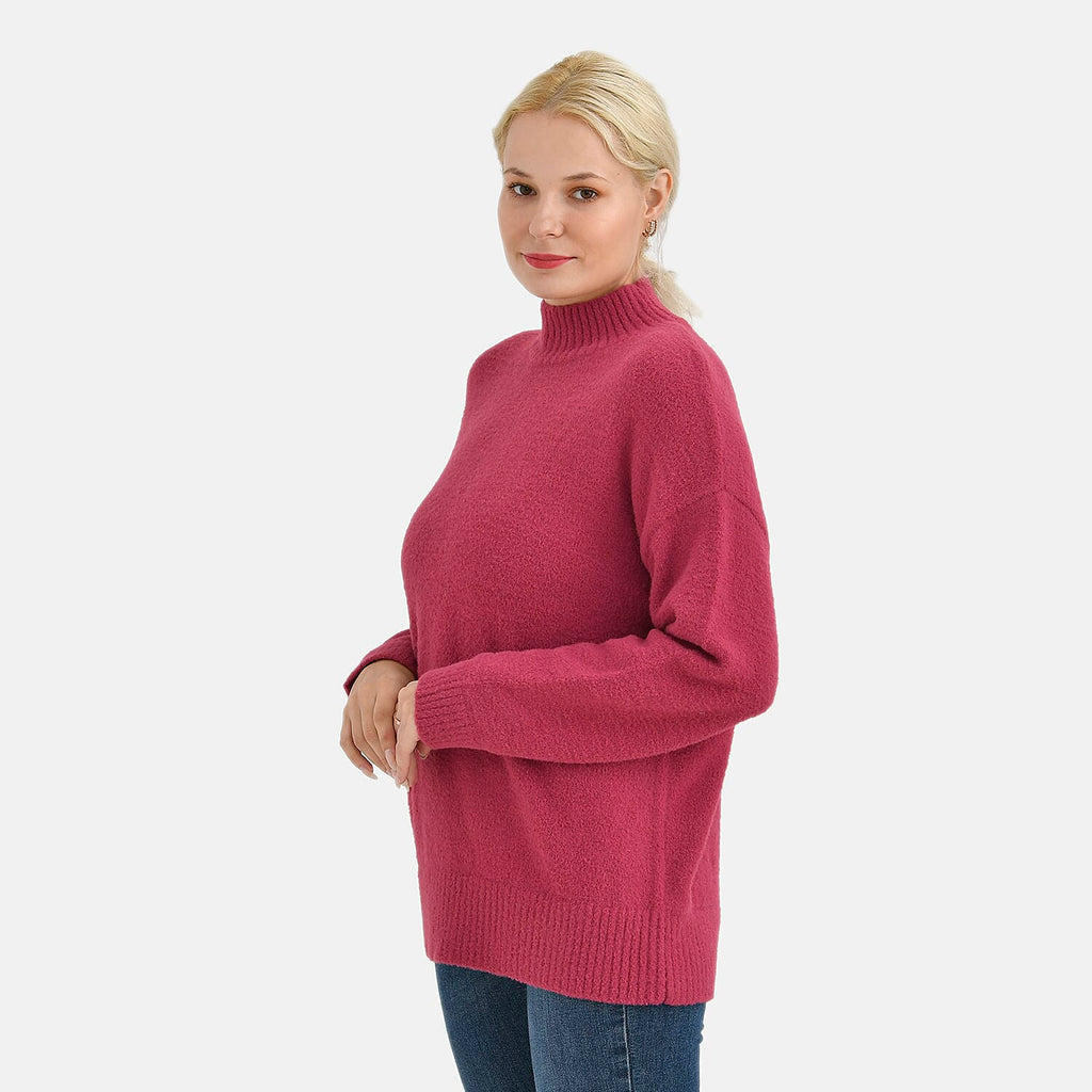 La Marey Alpaca-like Sweater (Size 12 to 14)- Red