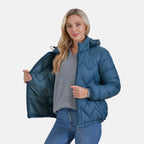 La Marey Lightning-Patterned Jacket (Size 12 to 14) - Blue