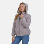 La Marey Lightning-Patterned Jacket (Size 24 to 26) - Beige