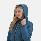 La Marey Lightning-Patterned Jacket (Size 24 to 26) - Blue