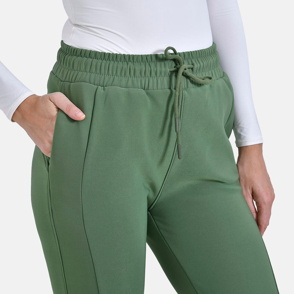 La Marey Pantone Elastic Trousers (Size M) - Green