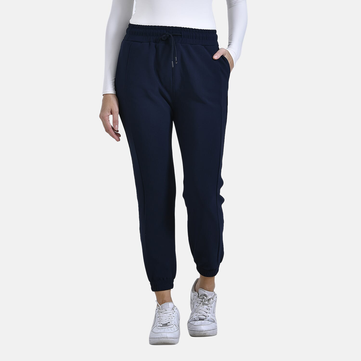 La Marey Pantone Elastic Trousers (Size XL) - Navy
