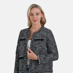 La Marey Classic Twill Jacket (Size S) - Black - White Plaid