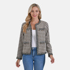 La Marey Classic Twill Jacket (Size S) - Brown Plaid