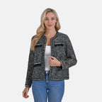 La Marey Classic Twill Jacket (Size XXL) - Black - White Plaid