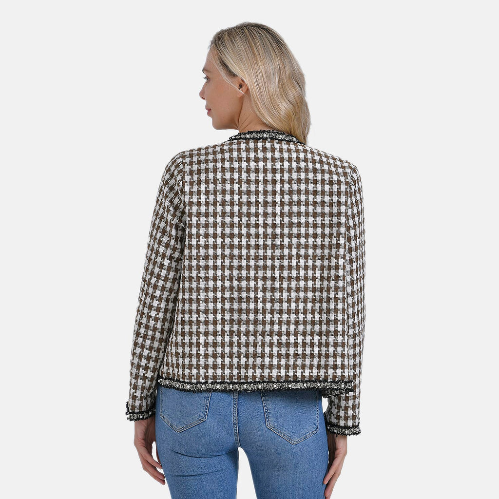 La Marey Classic Twill Jacket (Size XXL) - Brown Plaid