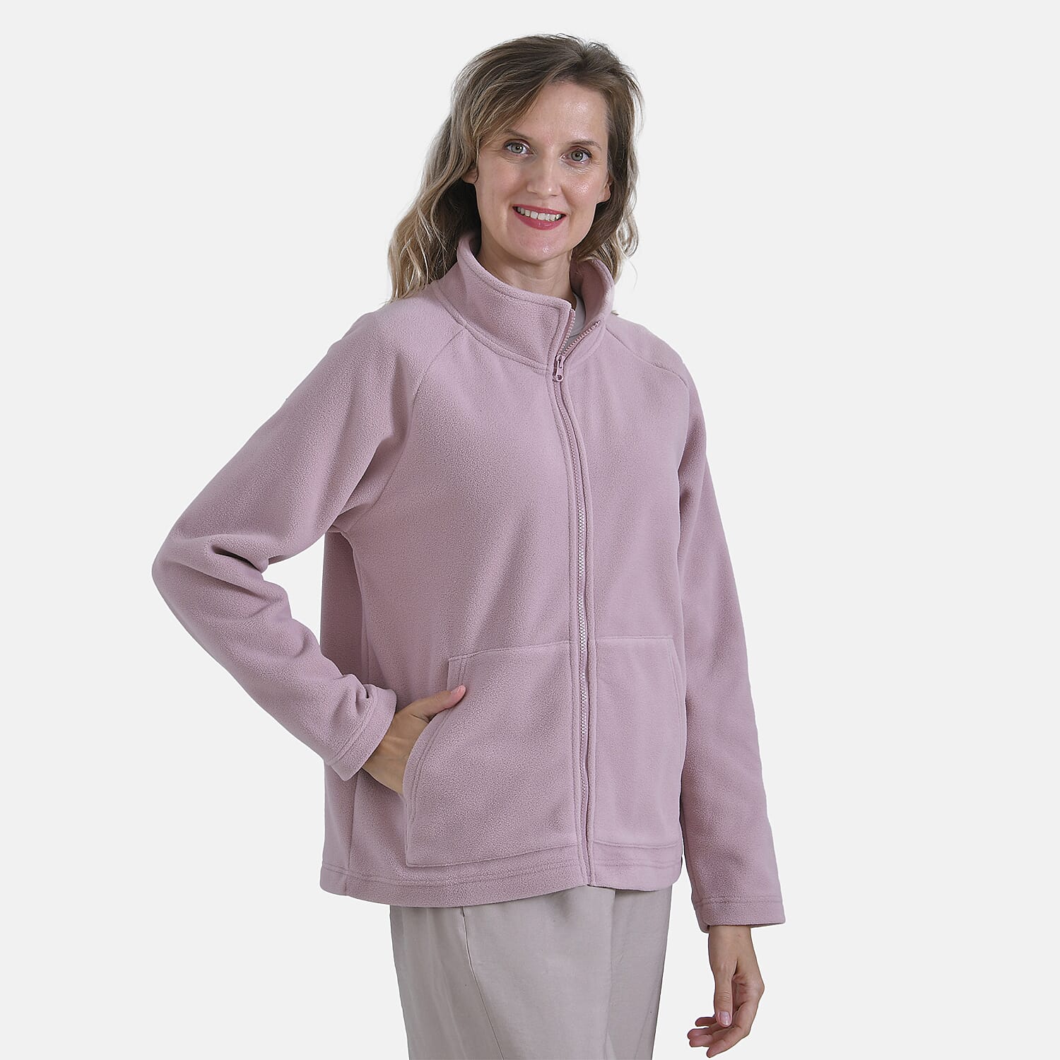 La Marey Polar Fleece Jacket (Size 16 to 18) - Pink