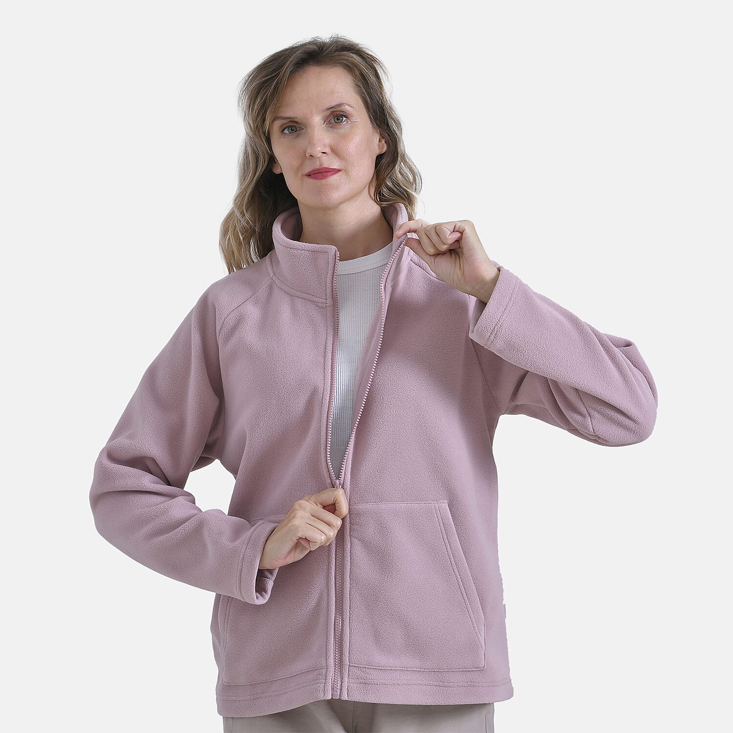 La Marey Polar Fleece Jacket (Size 16 to 18) - Pink