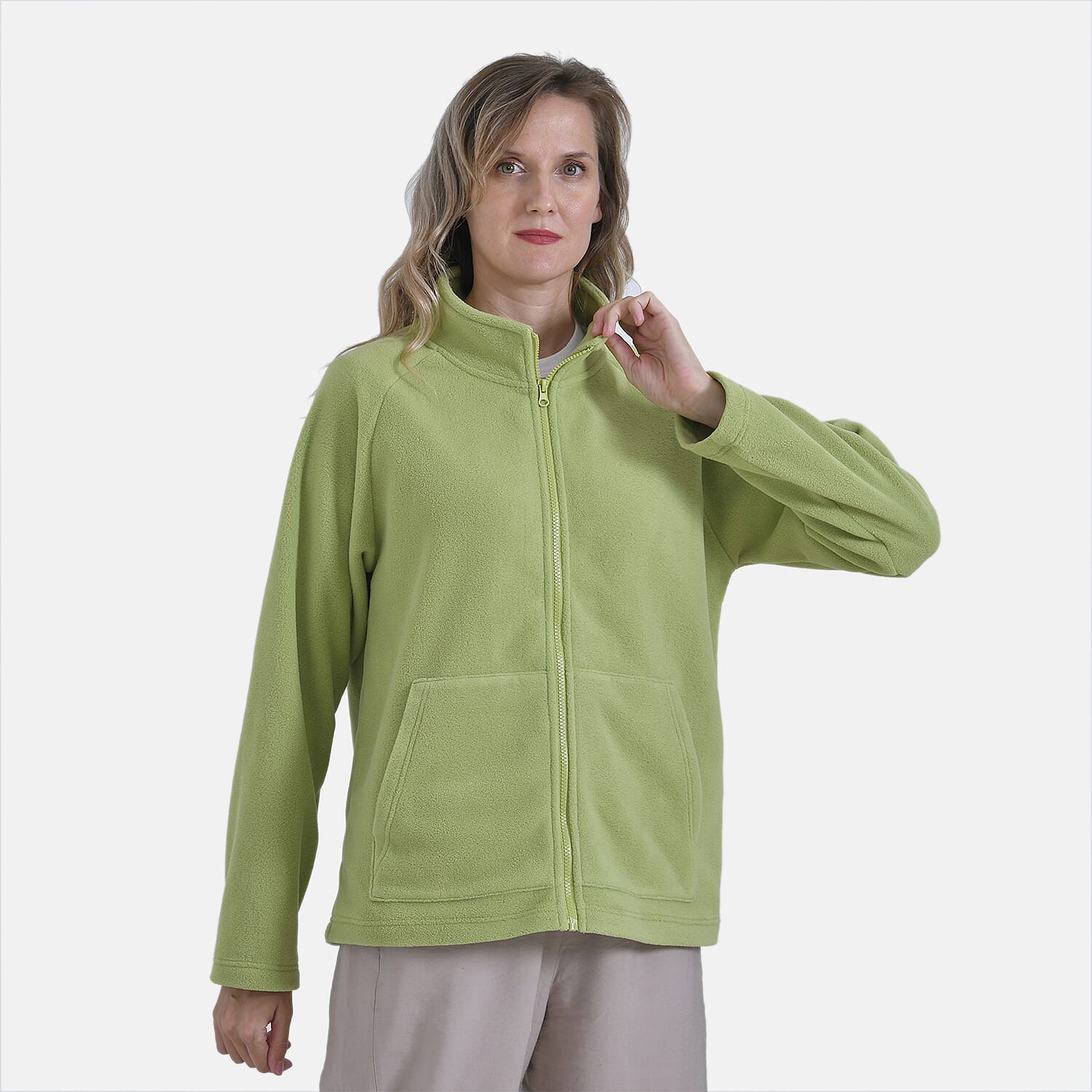La Marey Polar Fleece Jacket (Size 12 to 14) - Green
