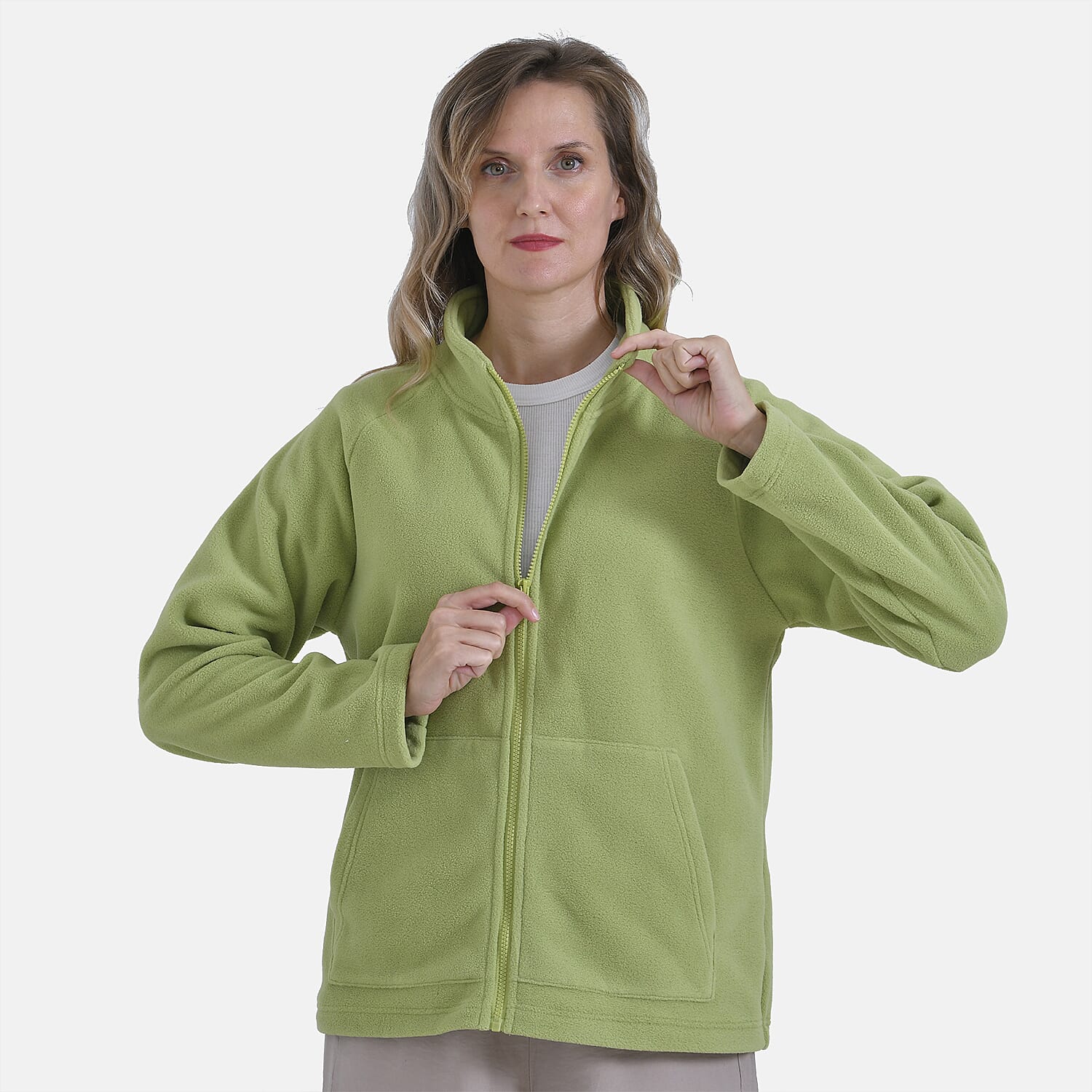 La Marey Polar Fleece Jacket (Size 12 to 14) - Green